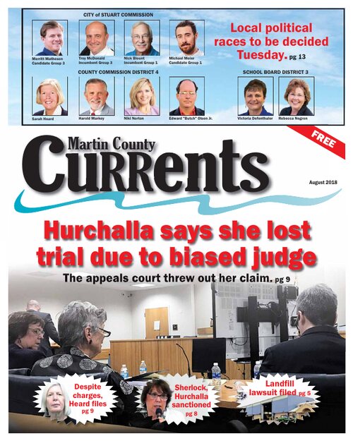 Martin County Currents August 2018 cover