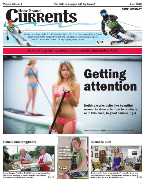Hobe Sound Currents June 2013 cover