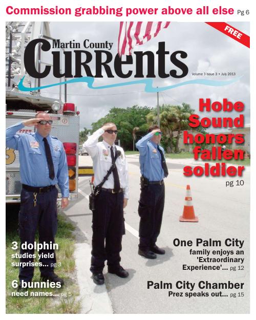 Martin County Currents July 2013 cover