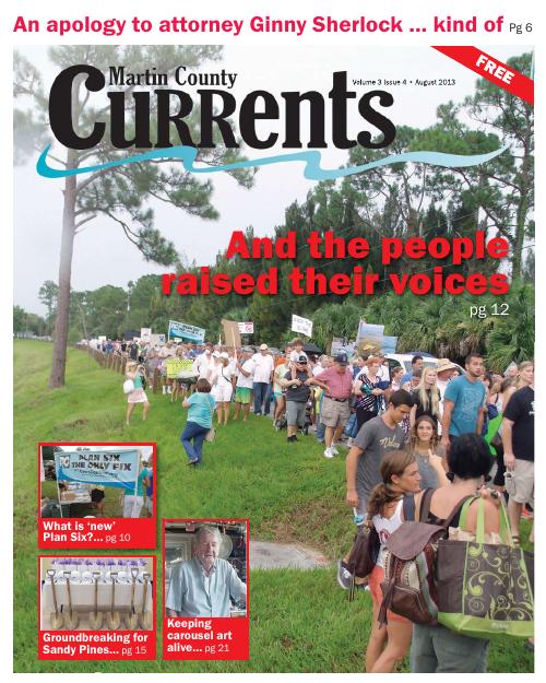 Martin County Currents August 2013 cover