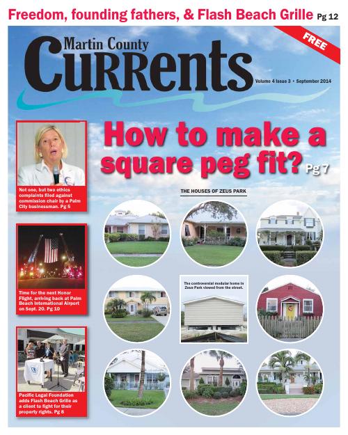 Martin County Currents September 2014 cover