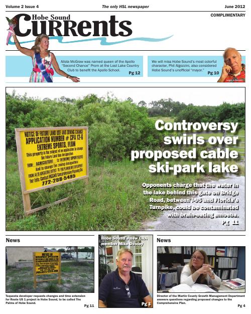 Hobe Sound Currents June 2012 cover